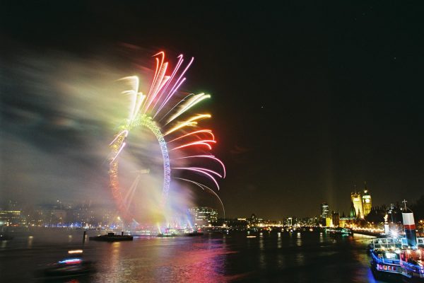 London Eye New Years Eve Fireworks